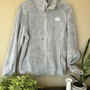 The North Face Light Gray Fleece Jacket